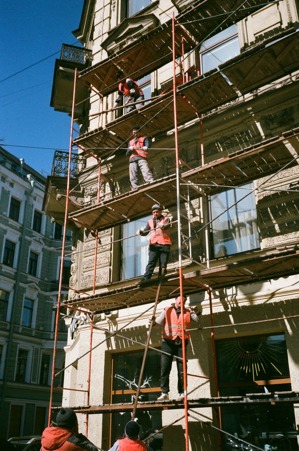 Travaux de façade